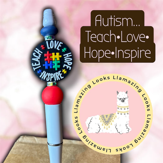 Autism Beaded Pens & Pencils