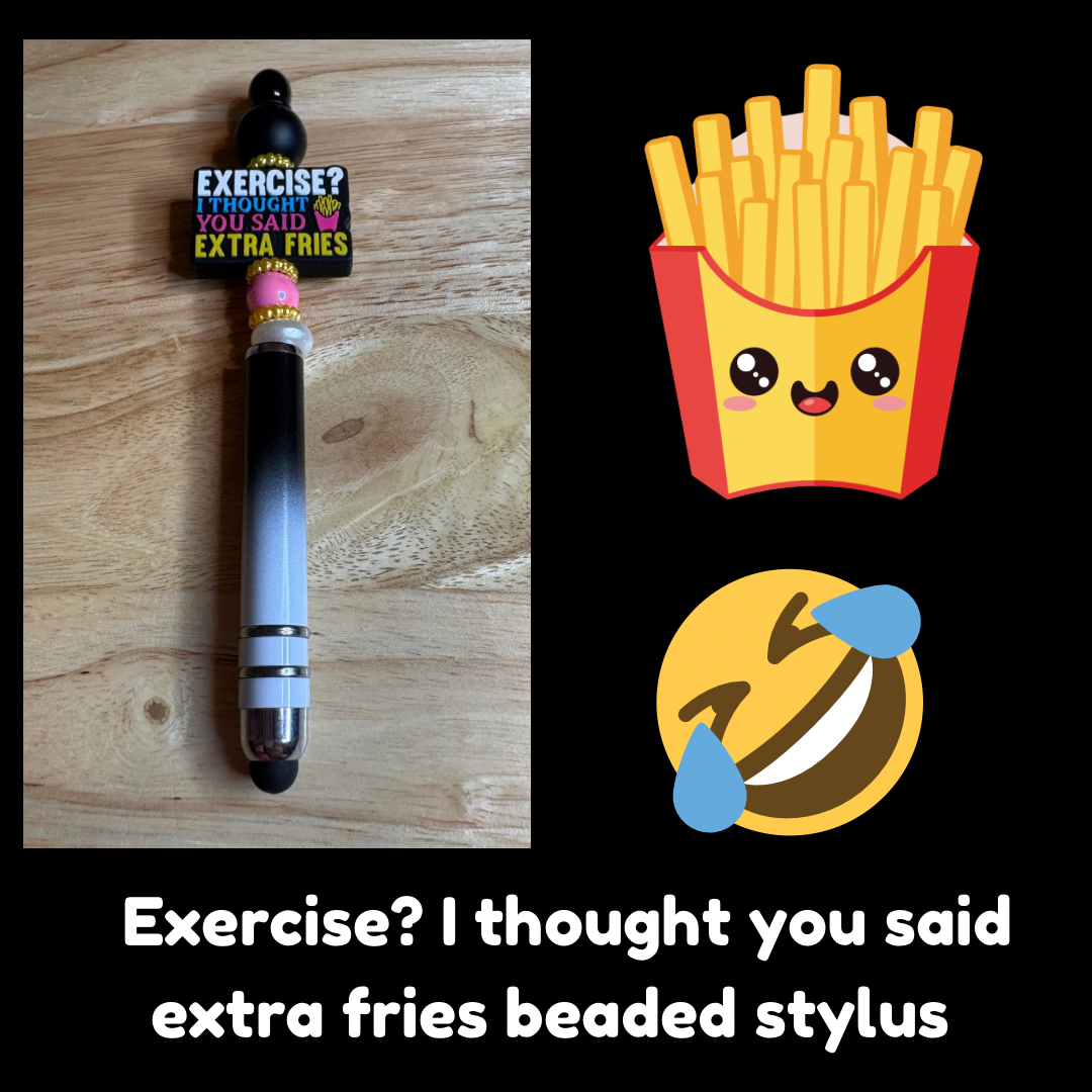 Random mix of beaded stylus’