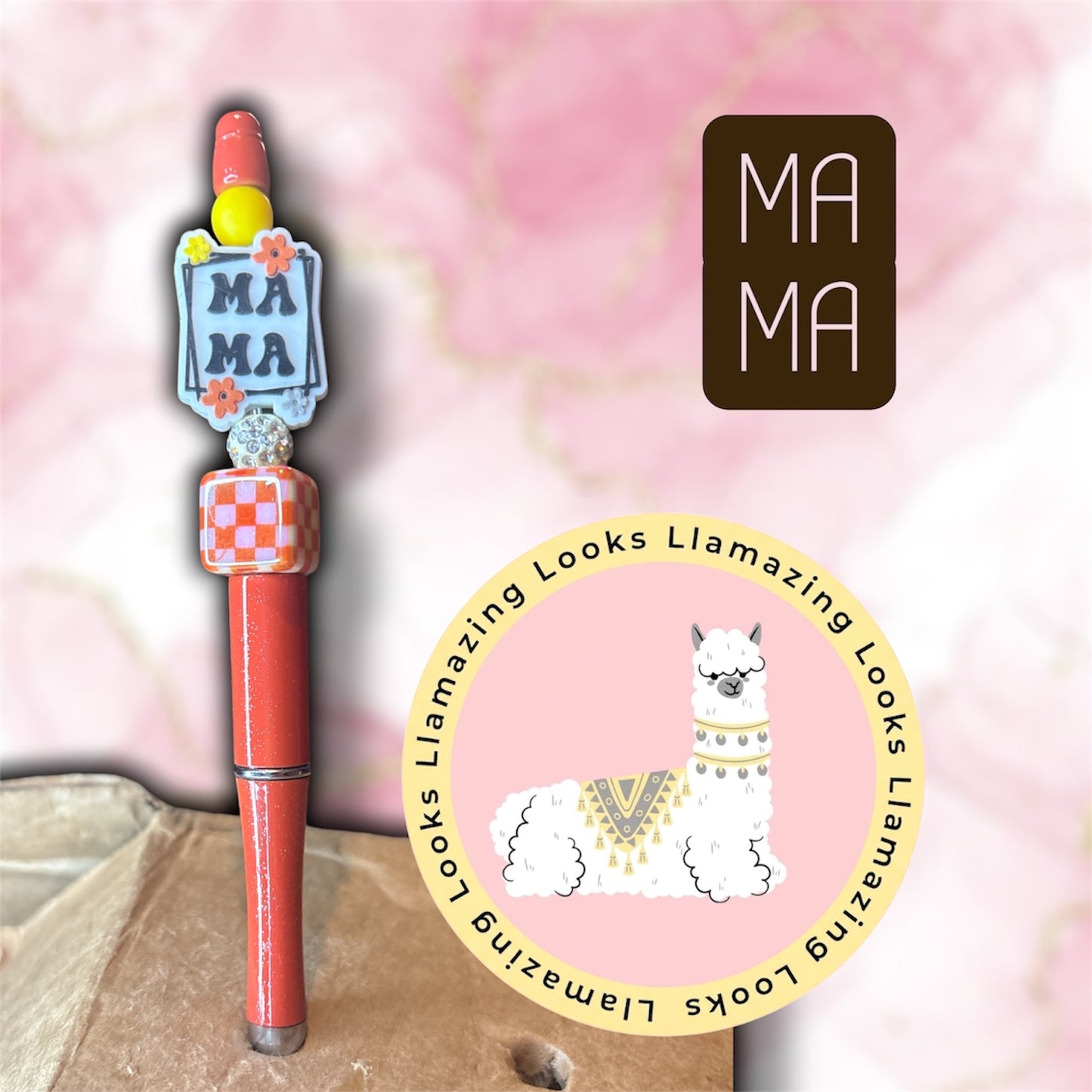 Mom Beaded Pens