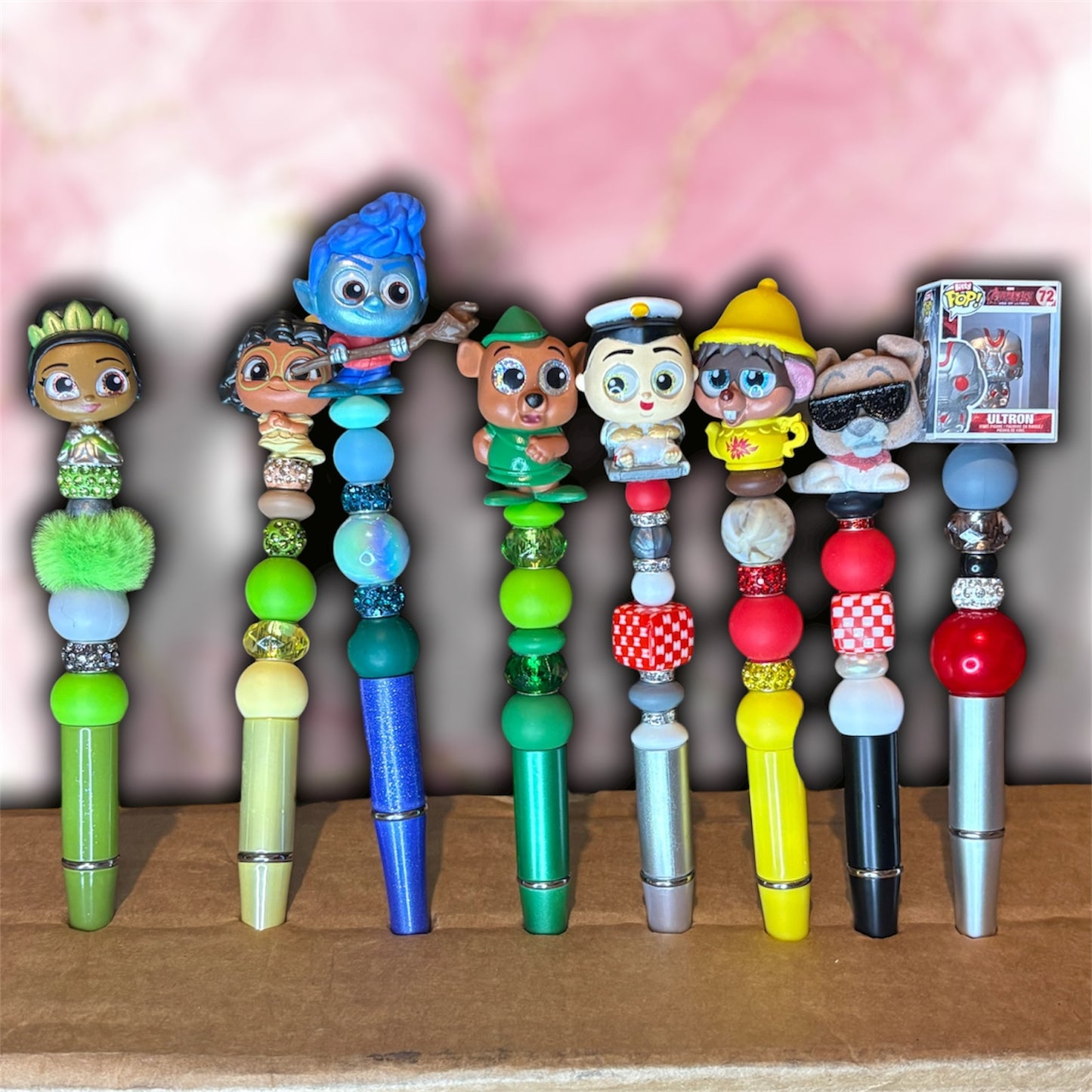 Doorables & Bitty Pop Figurine Beaded Pens