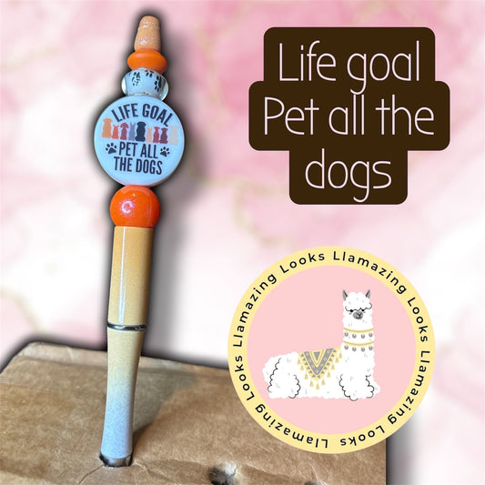 Pet Lovers Beaded Pen & Pencil