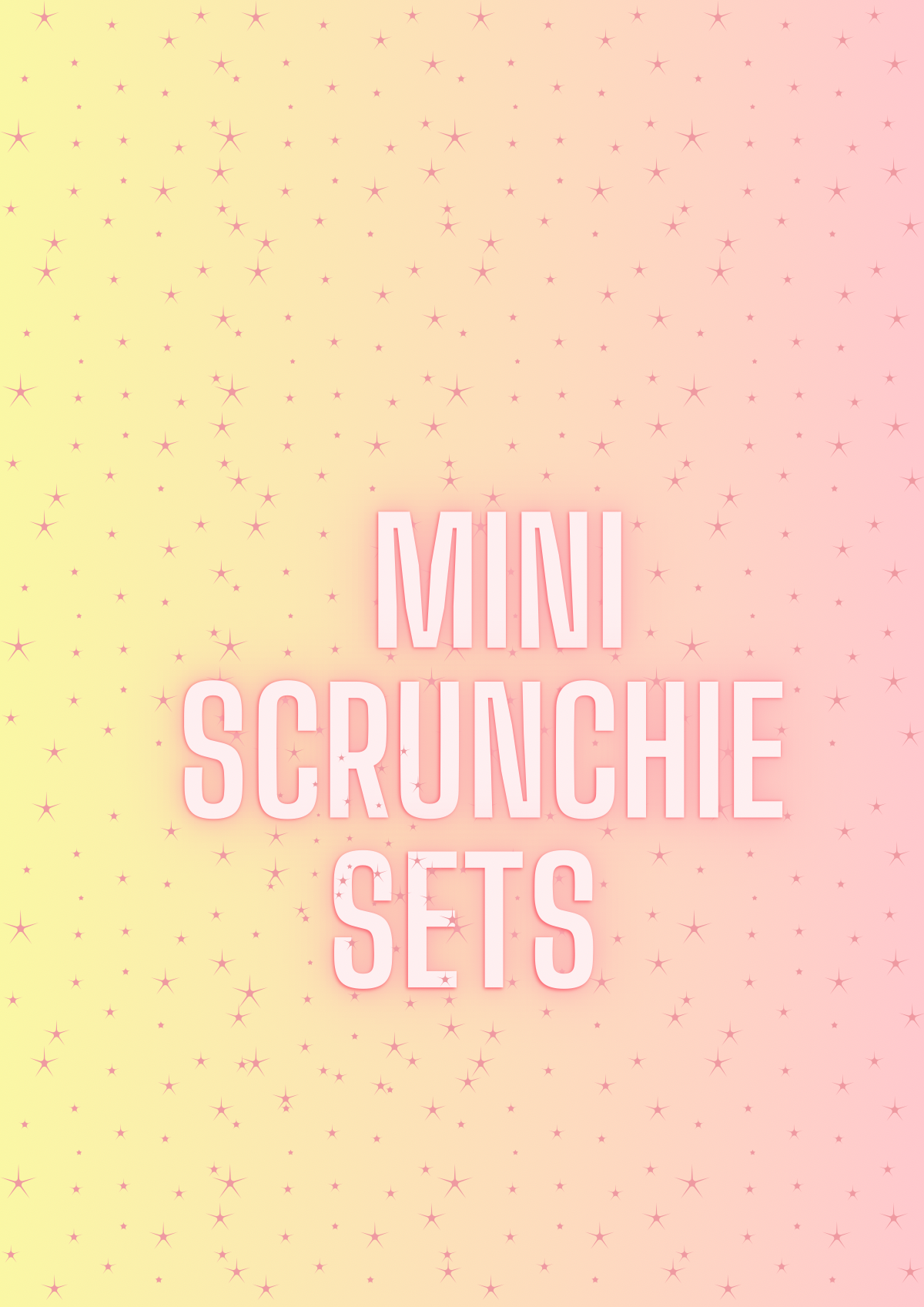 Mini scrunchie sets