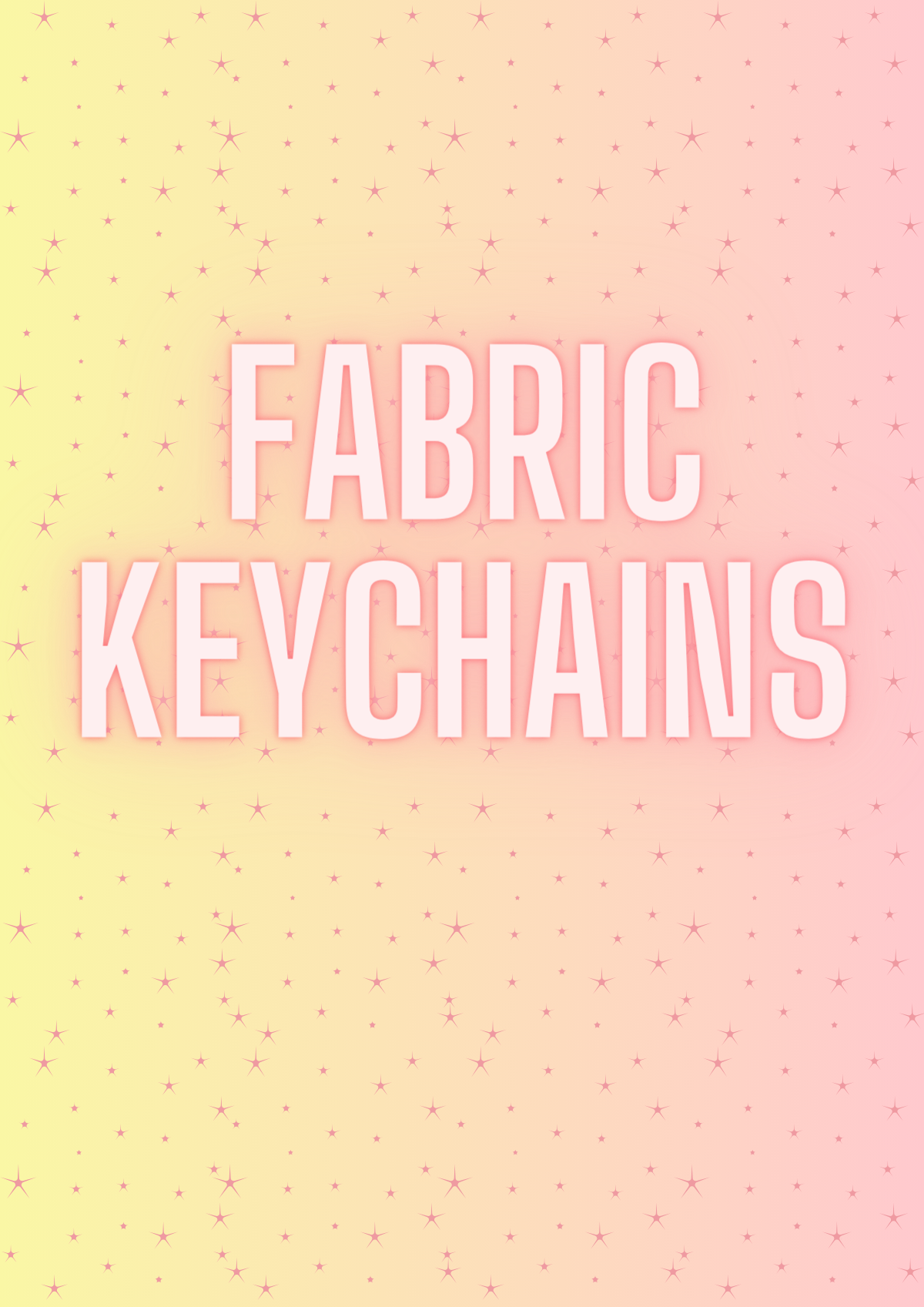 Fabric keychains