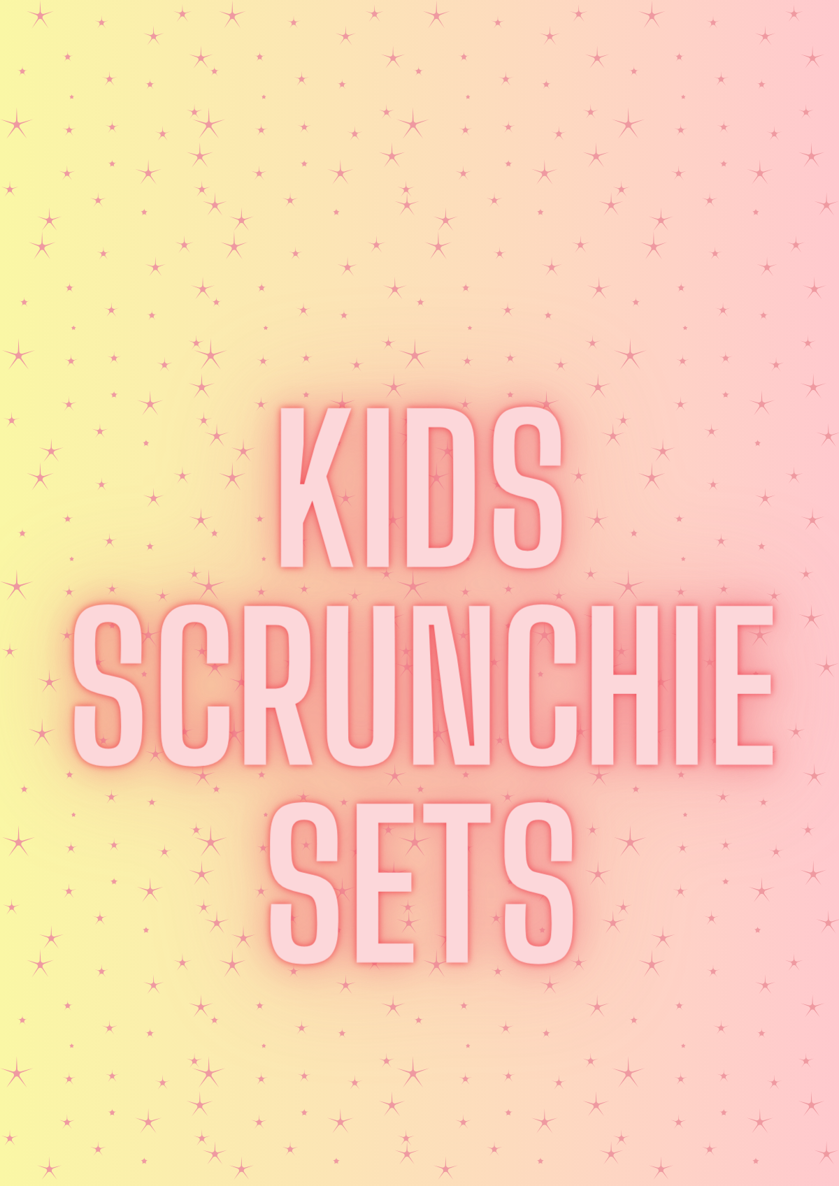 Kids scrunchie sets