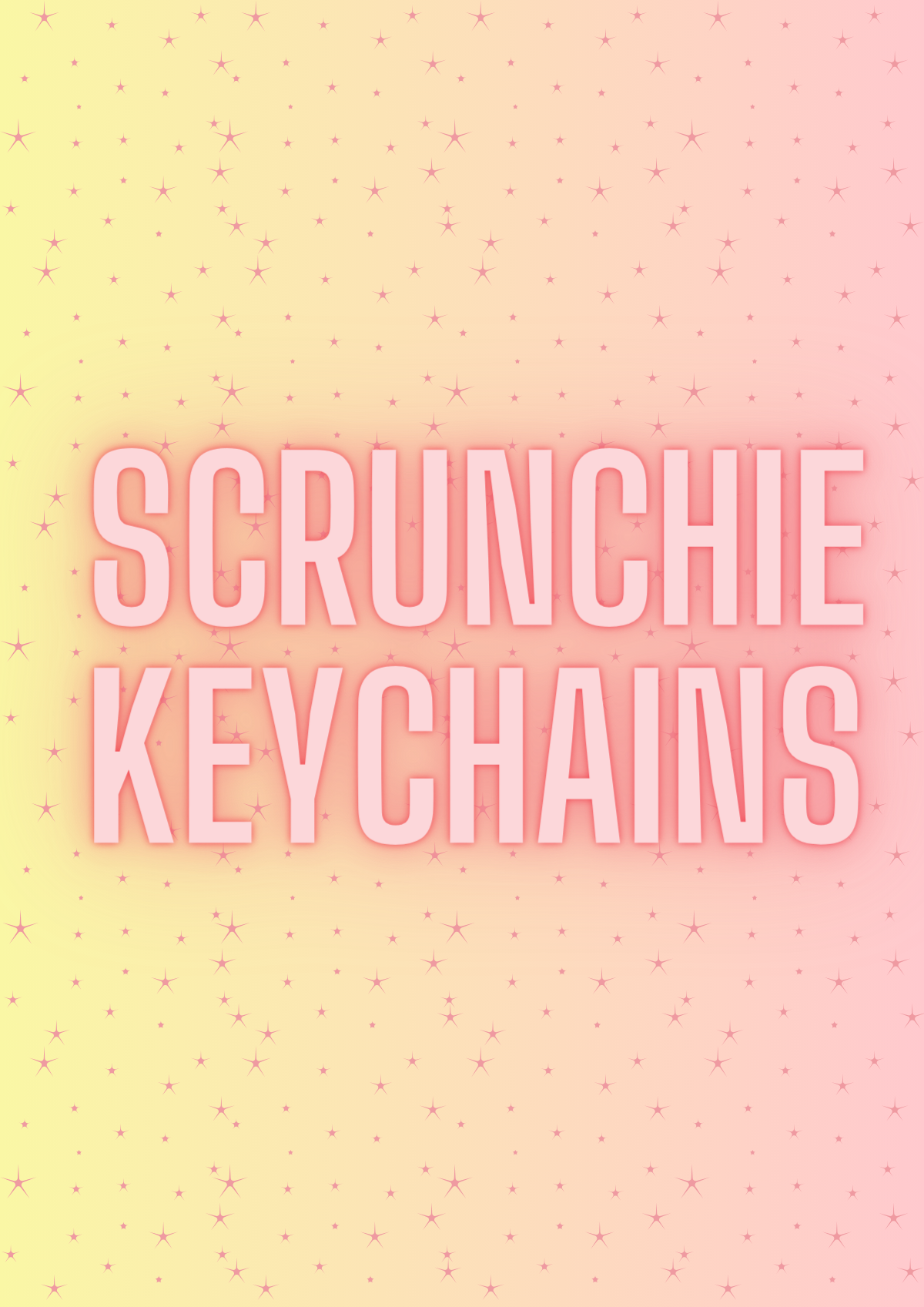 Scrunchie keychains