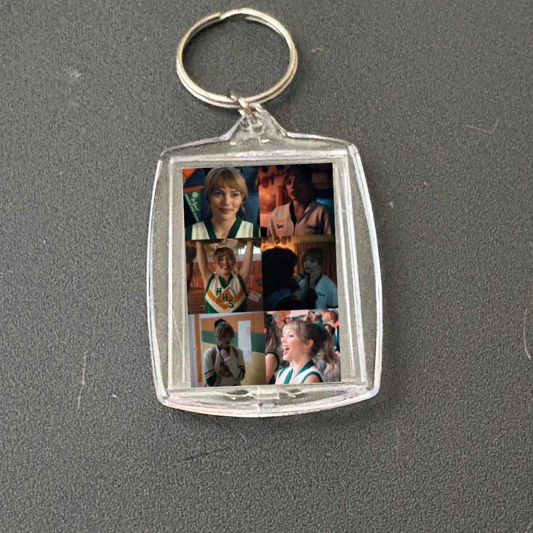 CUSTOM MADE TO ORDER Stranger Things photo keychains/multi use charm (cup charms, straw charms, bag charms, etc.)