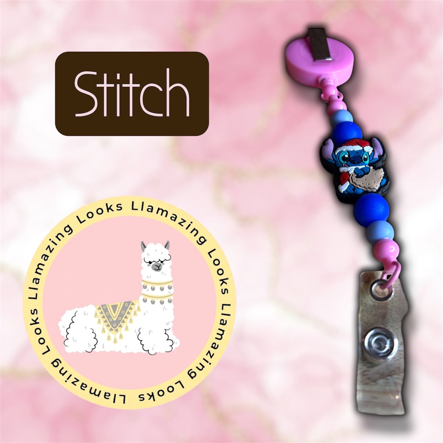 10% off 🏷️Christmas Character Beaded Badge Reels