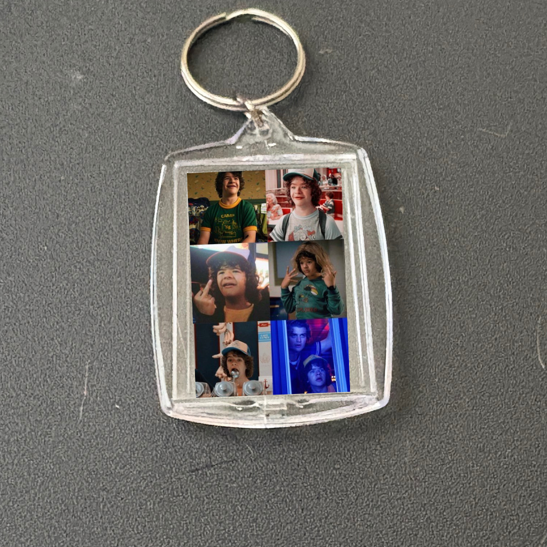 CUSTOM MADE TO ORDER Stranger Things photo keychains/multi use charm (cup charms, straw charms, bag charms, etc.)