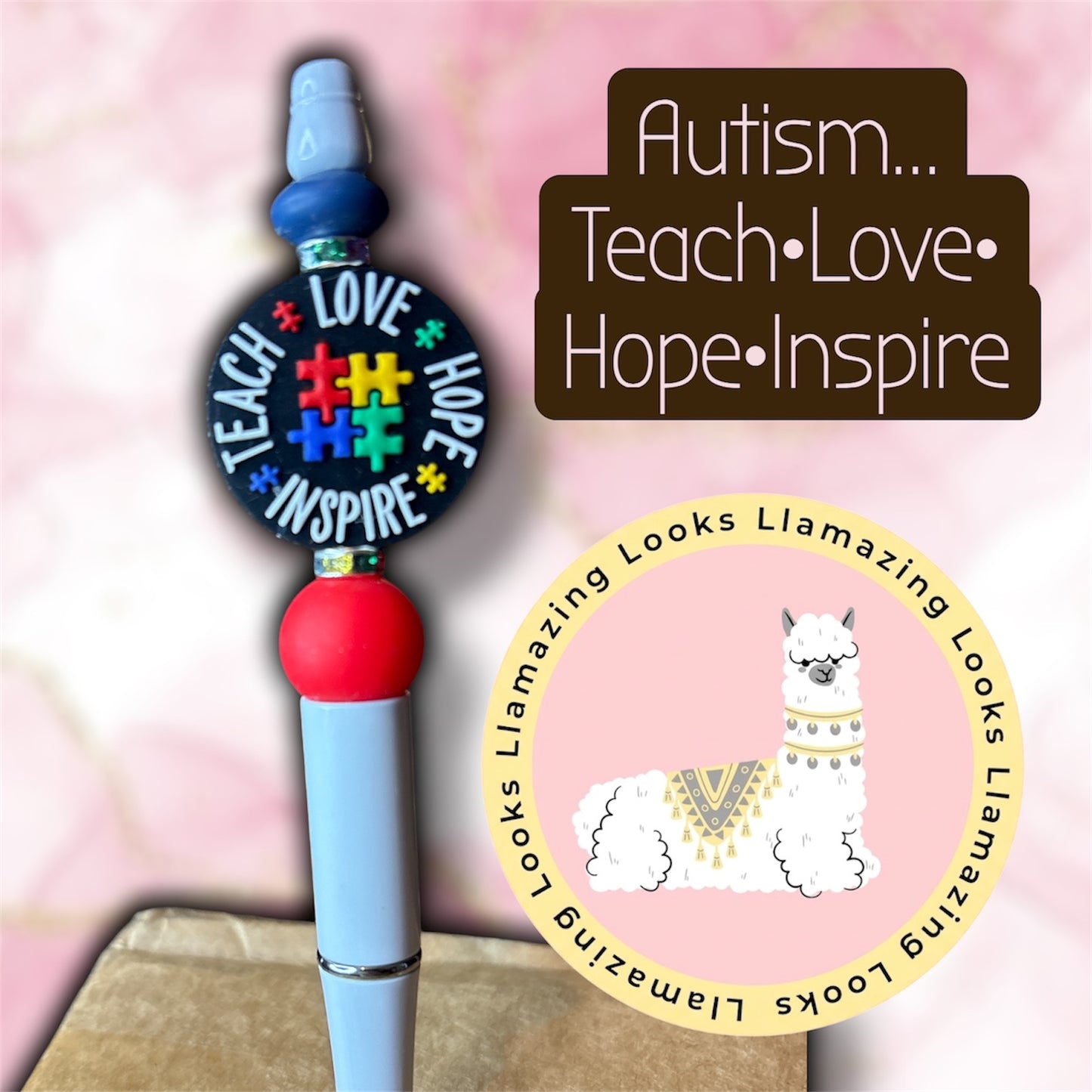 Autism Beaded Pens & Pencils