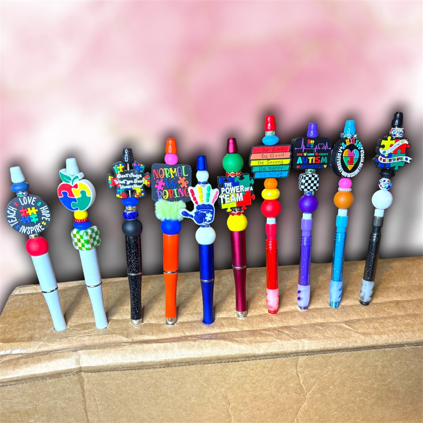 Autism Beaded Pens & Pencils