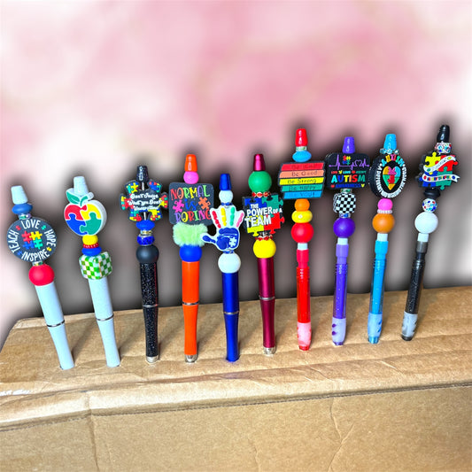 Autism Beaded Pens & Pencils