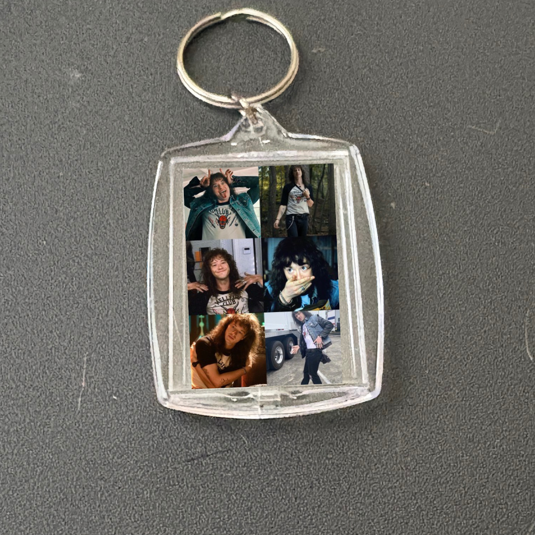 CUSTOM MADE TO ORDER Stranger Things photo keychains/multi use charm (cup charms, straw charms, bag charms, etc.)