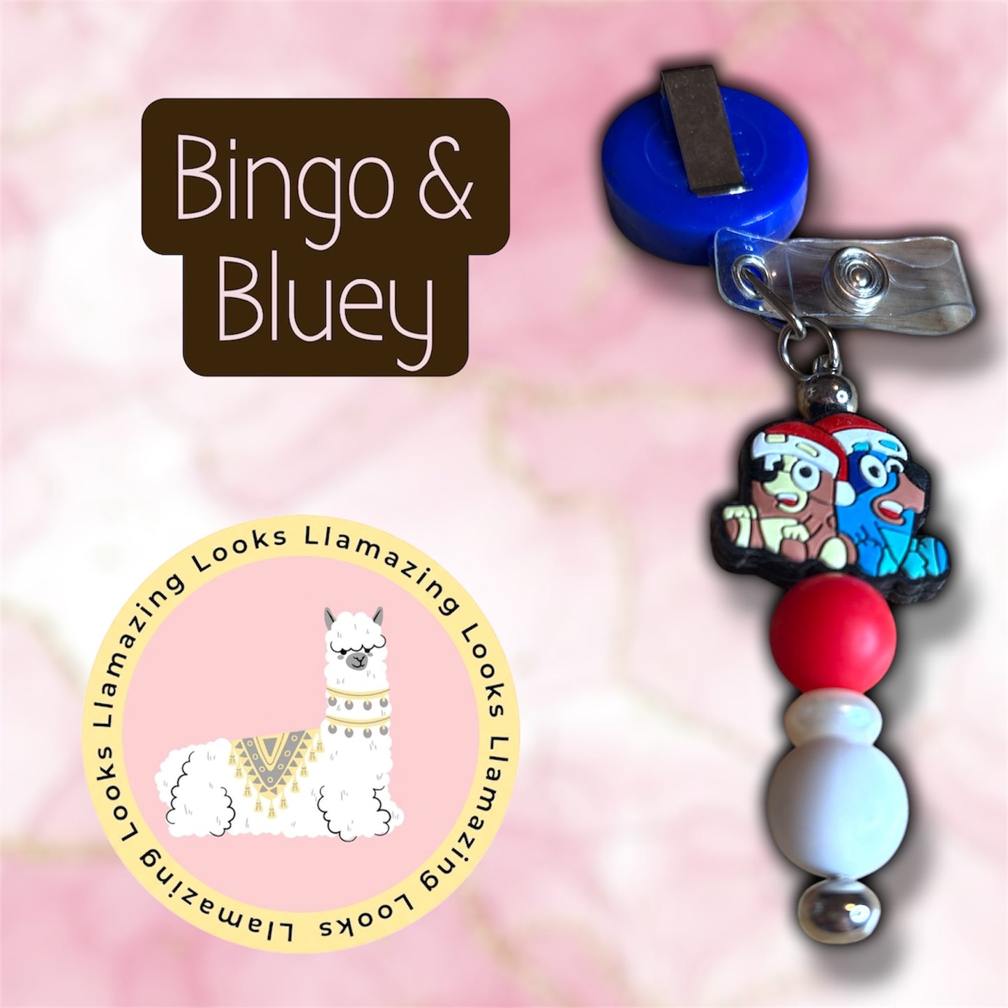 10% off 🏷️Christmas Character Beaded Badge Reels