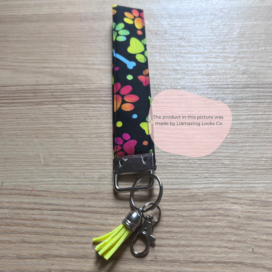 Radiant Paws wrist keyfob/ keychain/wristlet