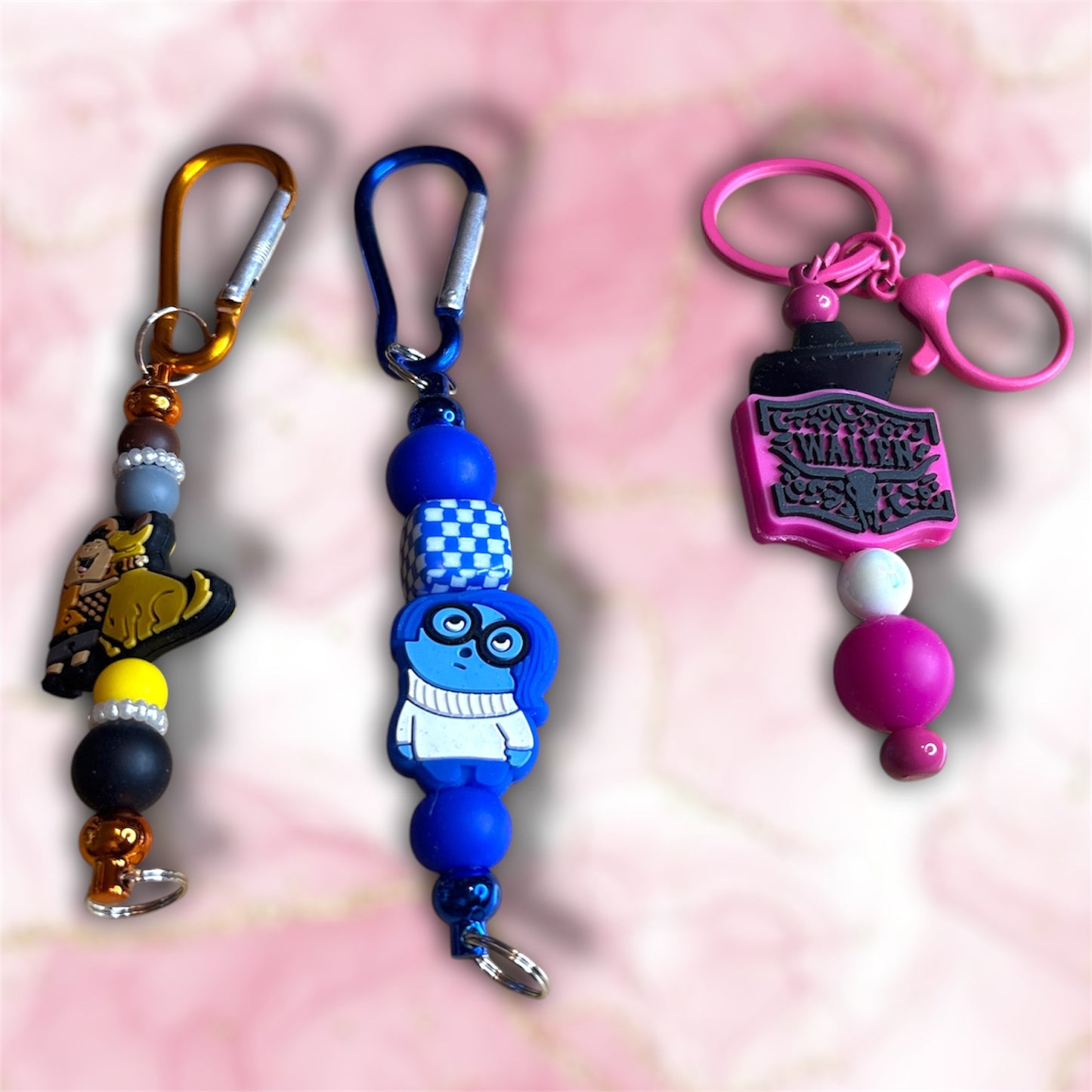 Character Beaded Keychain Mix