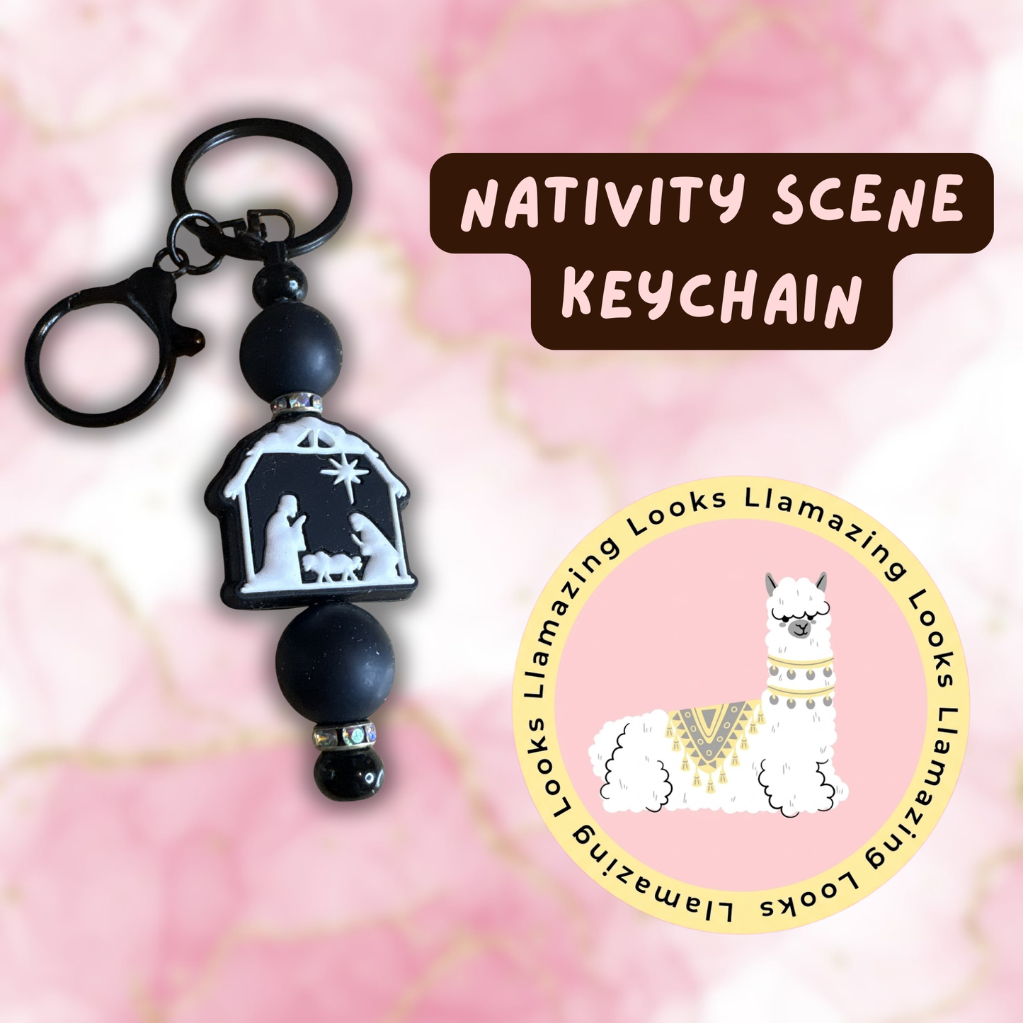 10% off🏷️ Christian Christmas Beaded Keychains Mix