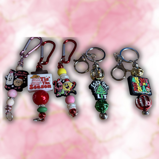 10% off🏷️ Christmas Beaded Keychains Mix