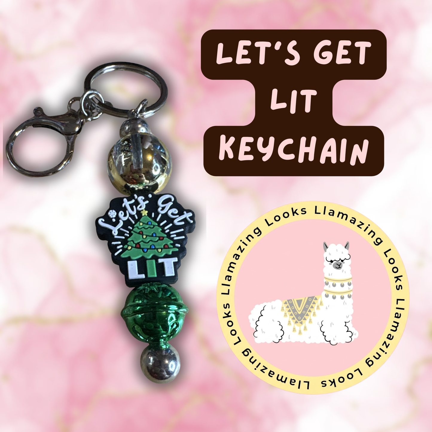 10% off🏷️ Christmas Beaded Keychains Mix