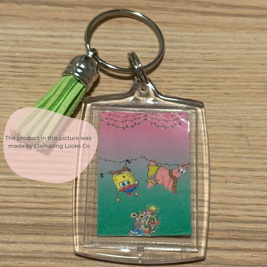 Spongebob Squarepants Photo Keychain