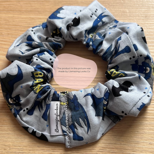 Batman pattern #1 Hair Scrunchie