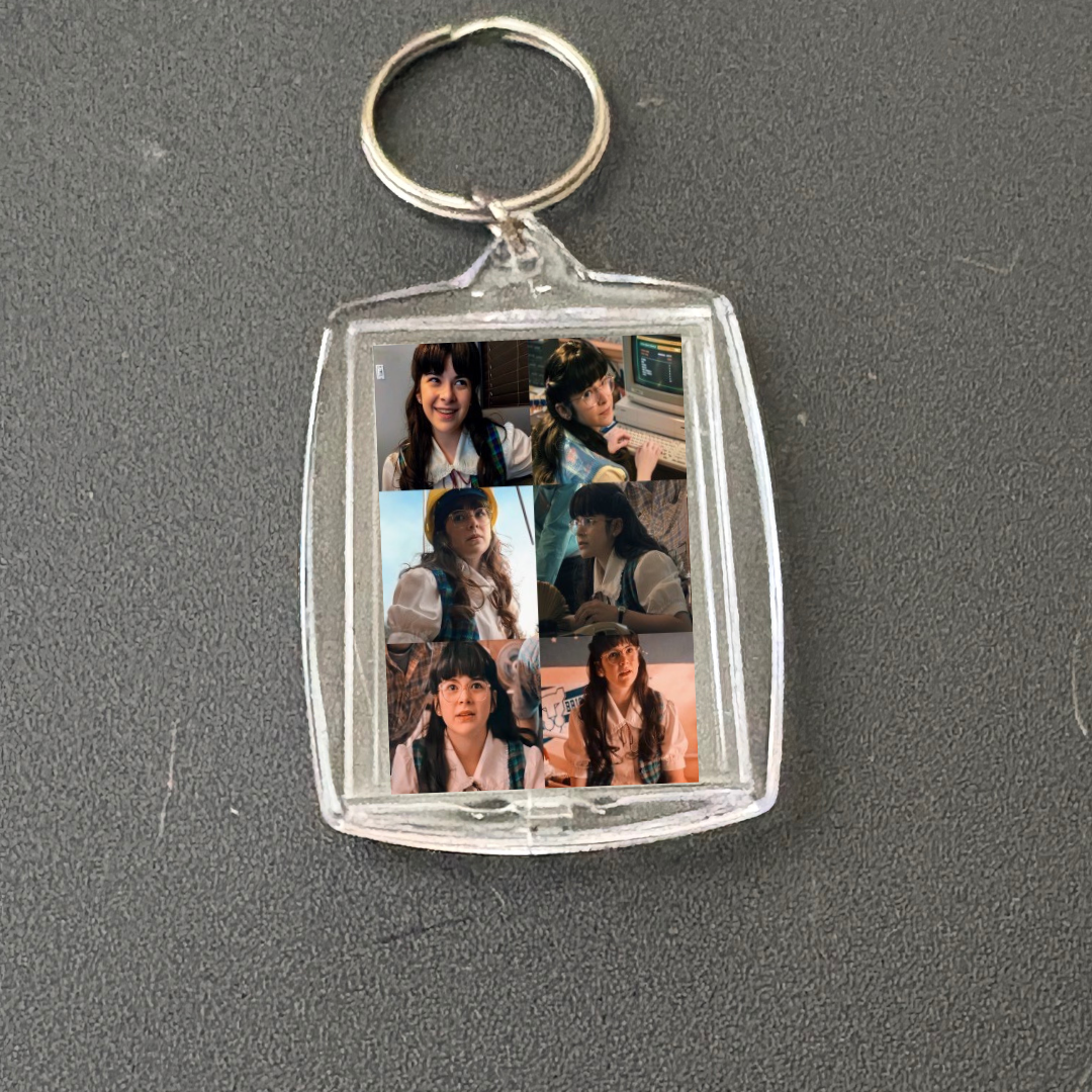 CUSTOM MADE TO ORDER Stranger Things photo keychains/multi use charm (cup charms, straw charms, bag charms, etc.)