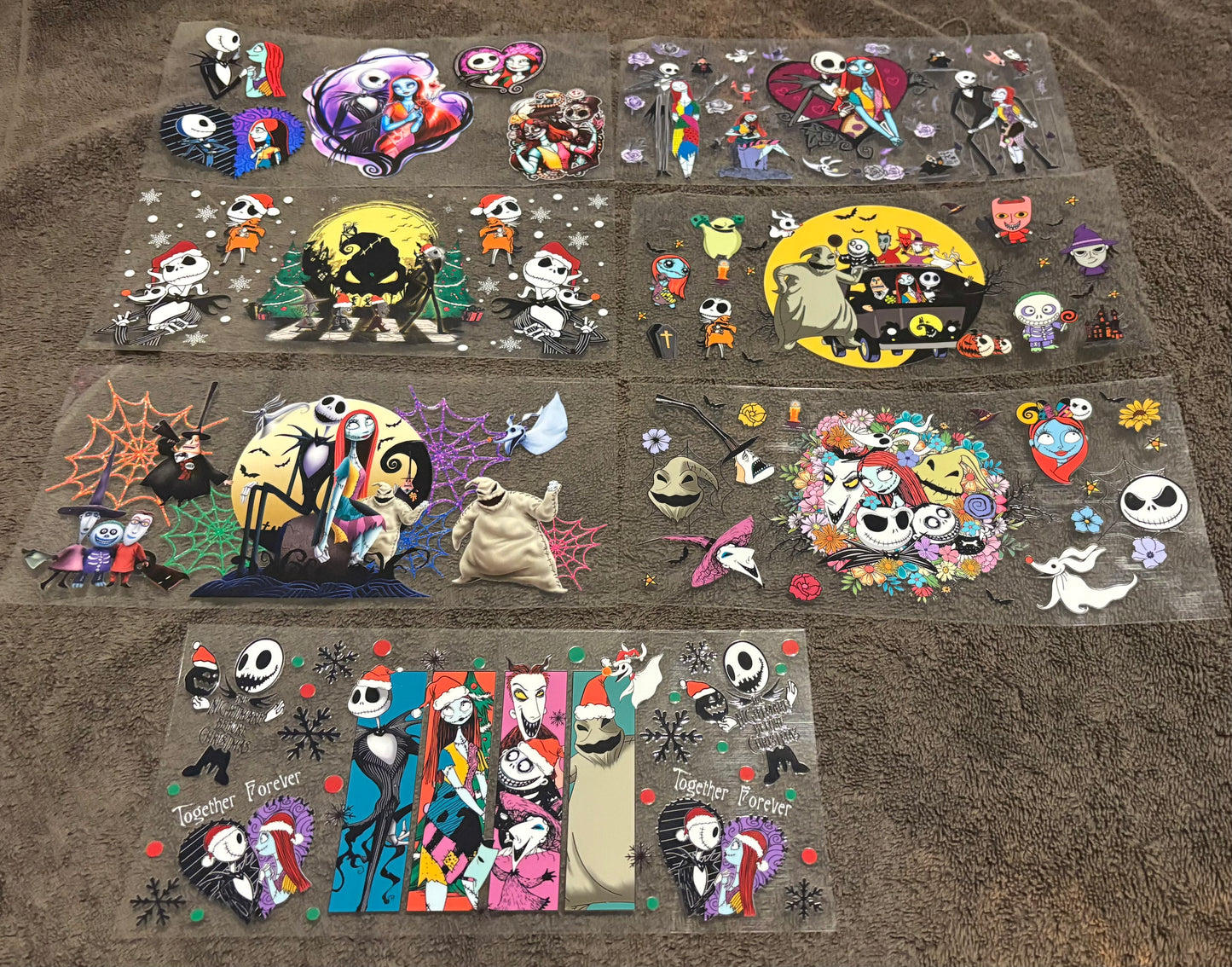 CUSTOM MADE TO ORDER Nightmare Before Christmas Cups
