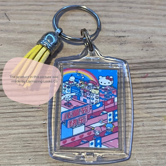 Sanrio Photo Keychain