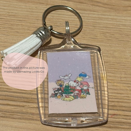 Sanrio Christmas #2 Photo Keychain