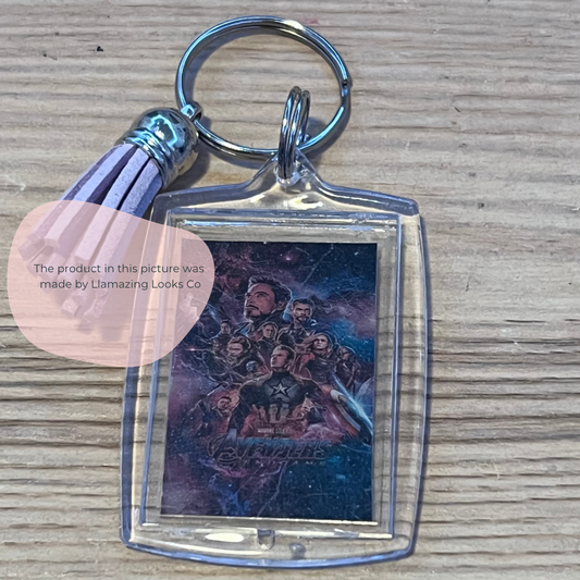 Avengers Photo Keychain