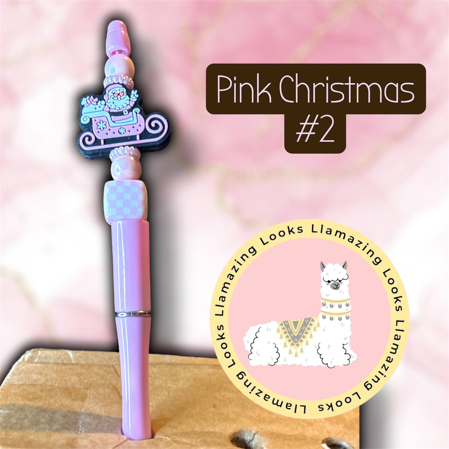 10% off🏷️ Pink Christmas Pens