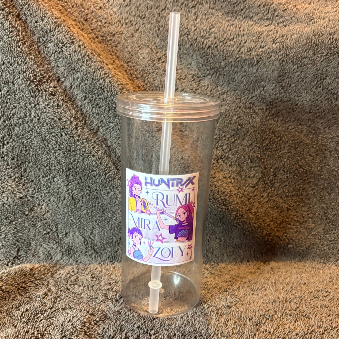 K Pop Demon Hunters Glass  and Plastic Cups & MADE TO ORDER cup options