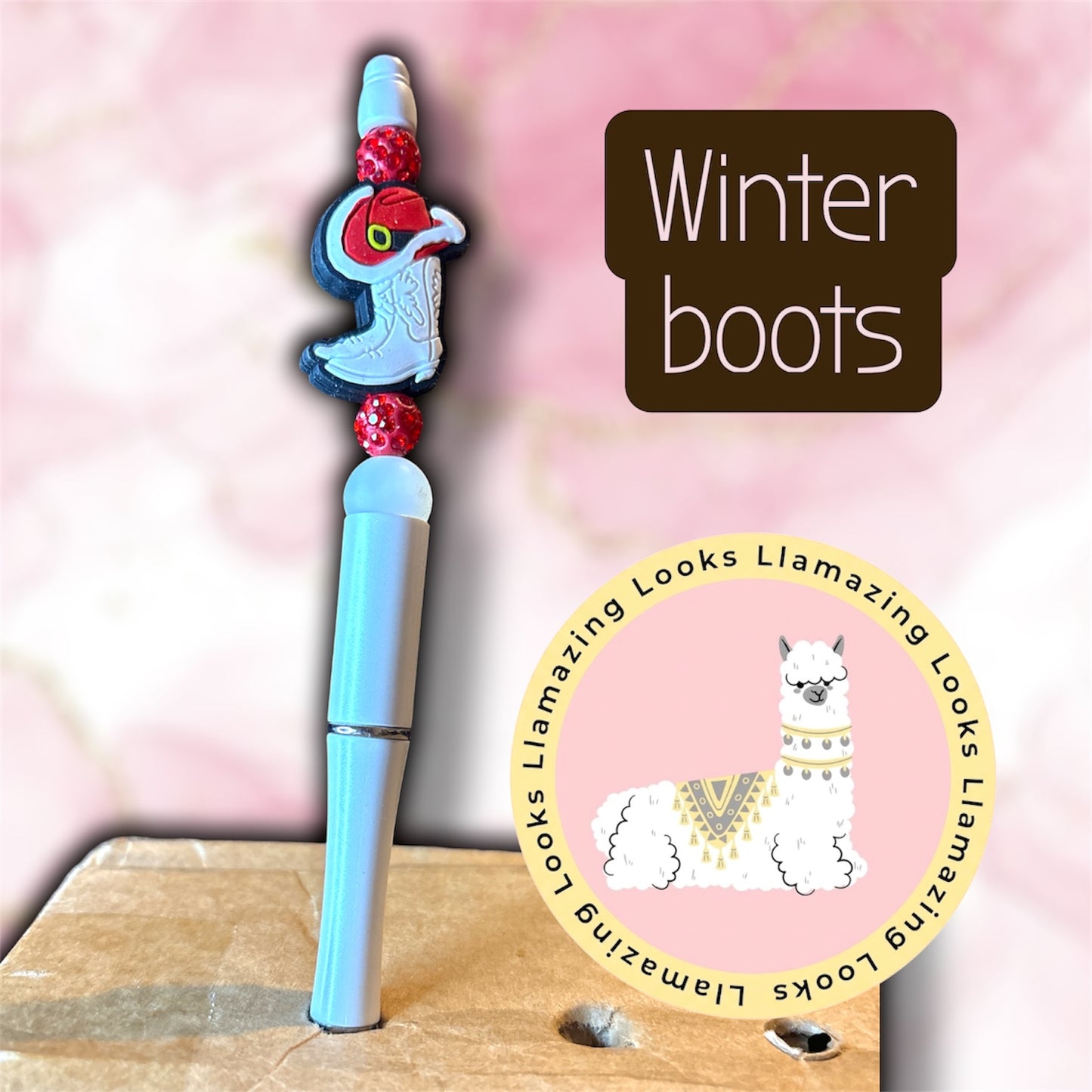 10% off🏷️ Random Mix of Christmas/Winter Beaded Pens