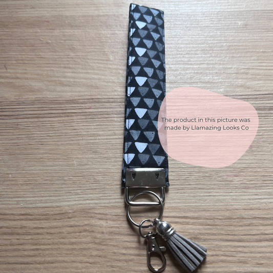 Midnight Gloss wrist keyfob/ keychain/wristlet