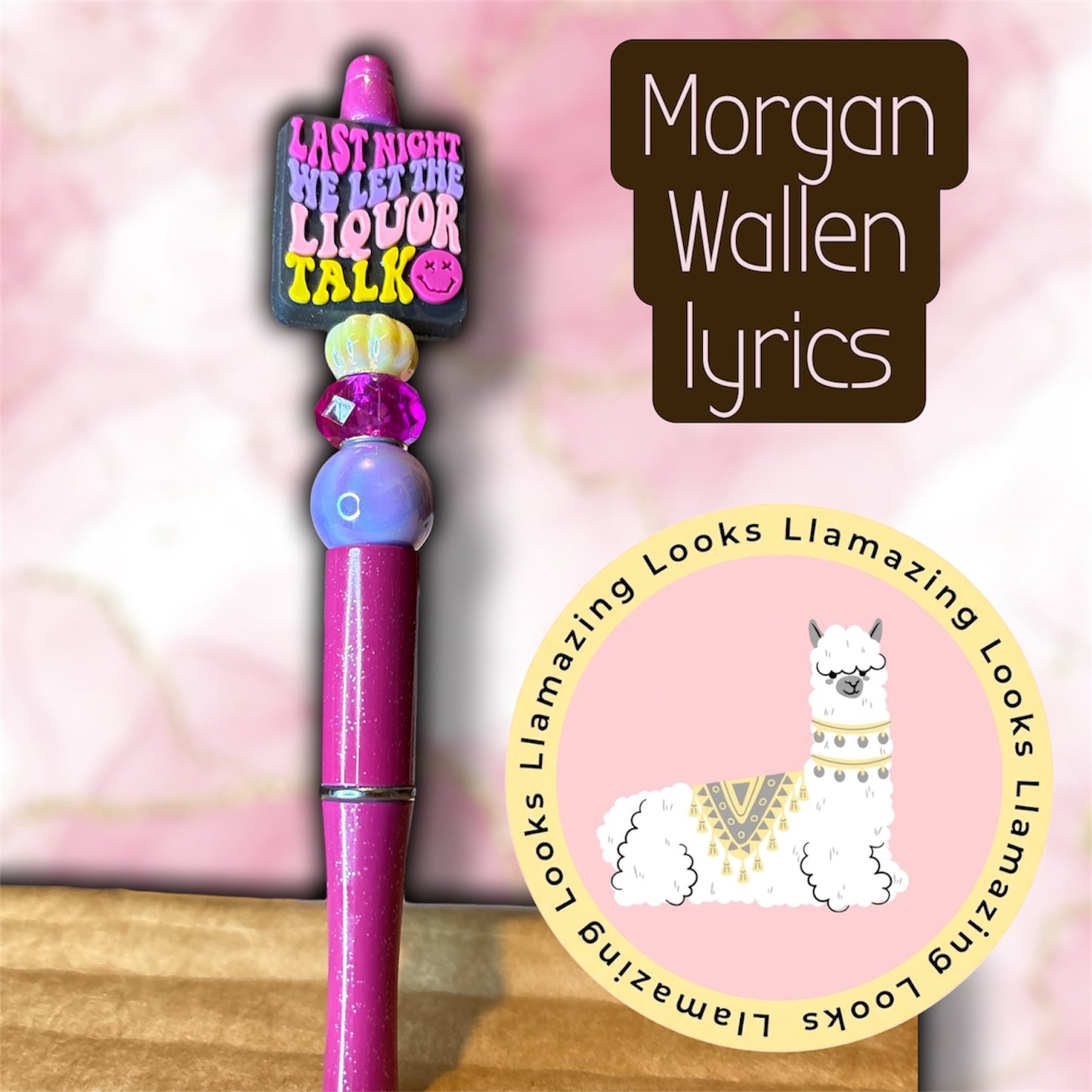 Morgan Wallen Beaded Pens