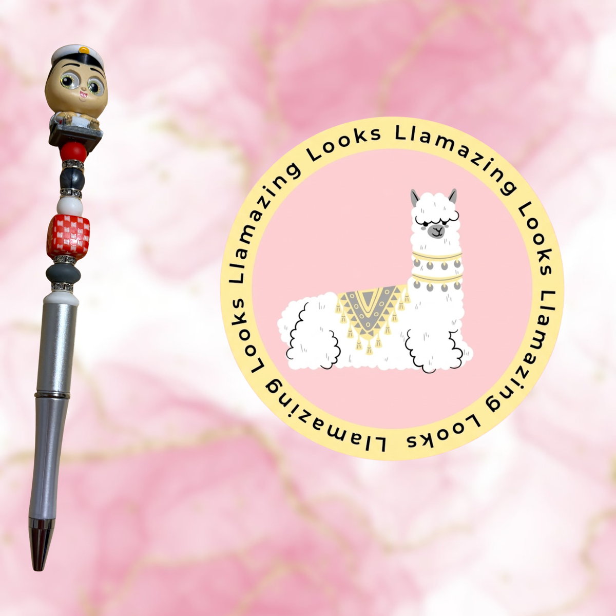 Doorables/Funko Inspired Figurine Beaded Pens