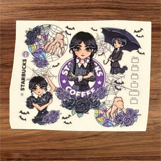 MADE TO ORDER Wednesday Addams cups