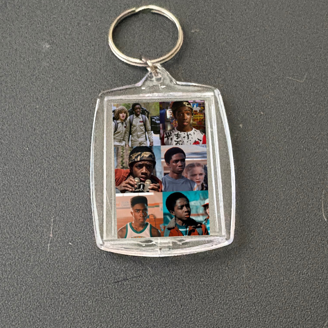 CUSTOM MADE TO ORDER Stranger Things photo keychains/multi use charm (cup charms, straw charms, bag charms, etc.)