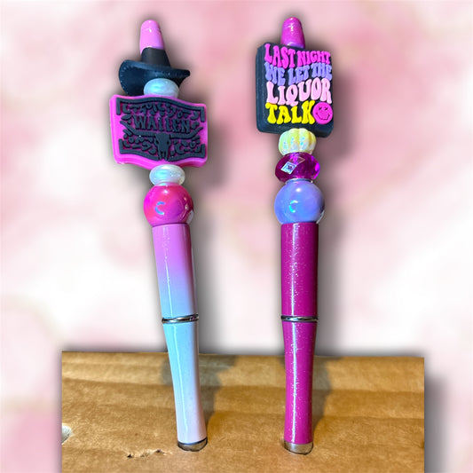 Morgan Wallen Beaded Pens