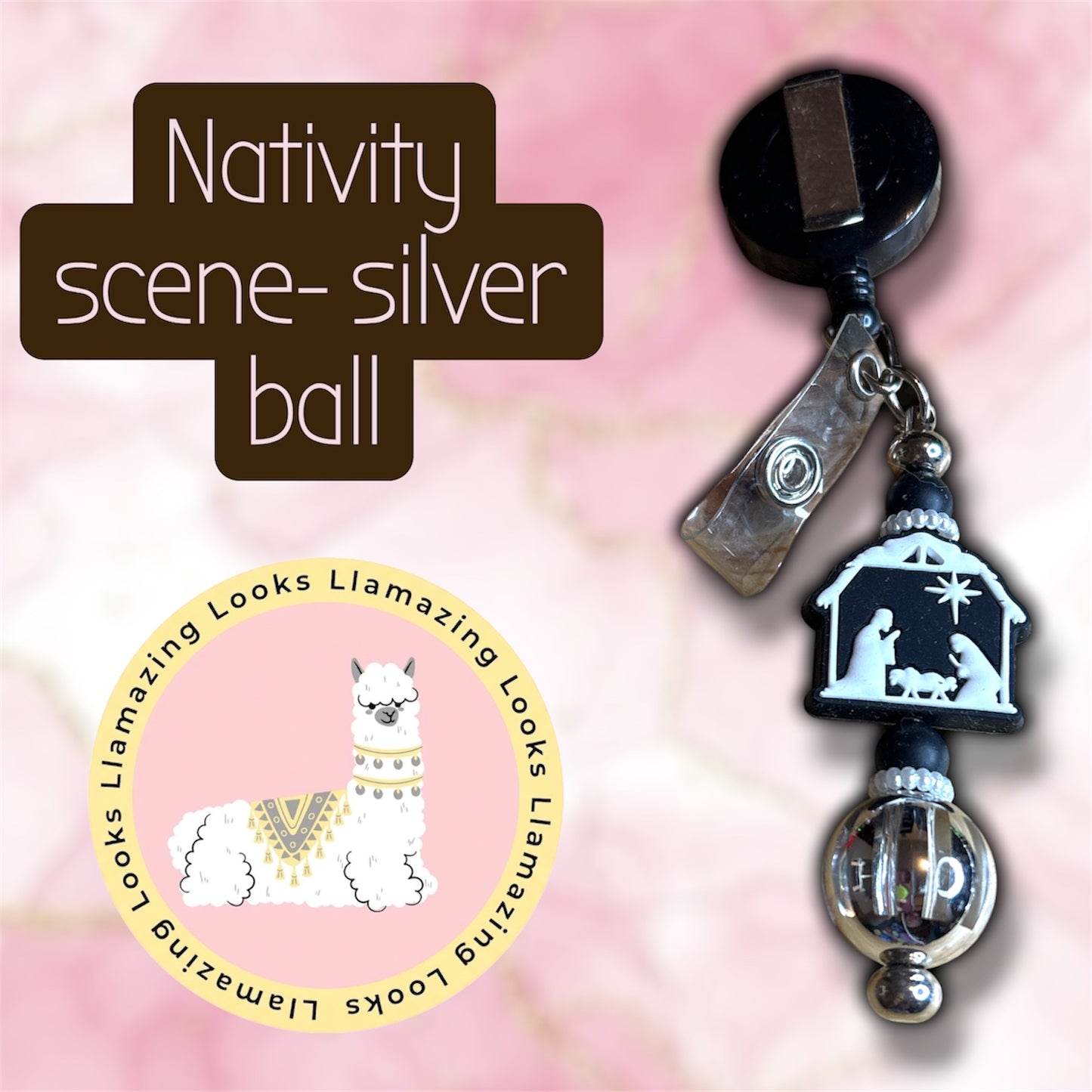 10% off 🏷️Christian Christmas Beaded Badge Reels