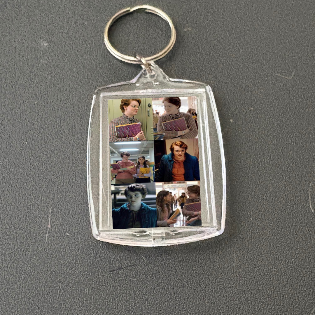 CUSTOM MADE TO ORDER Stranger Things photo keychains/multi use charm (cup charms, straw charms, bag charms, etc.)
