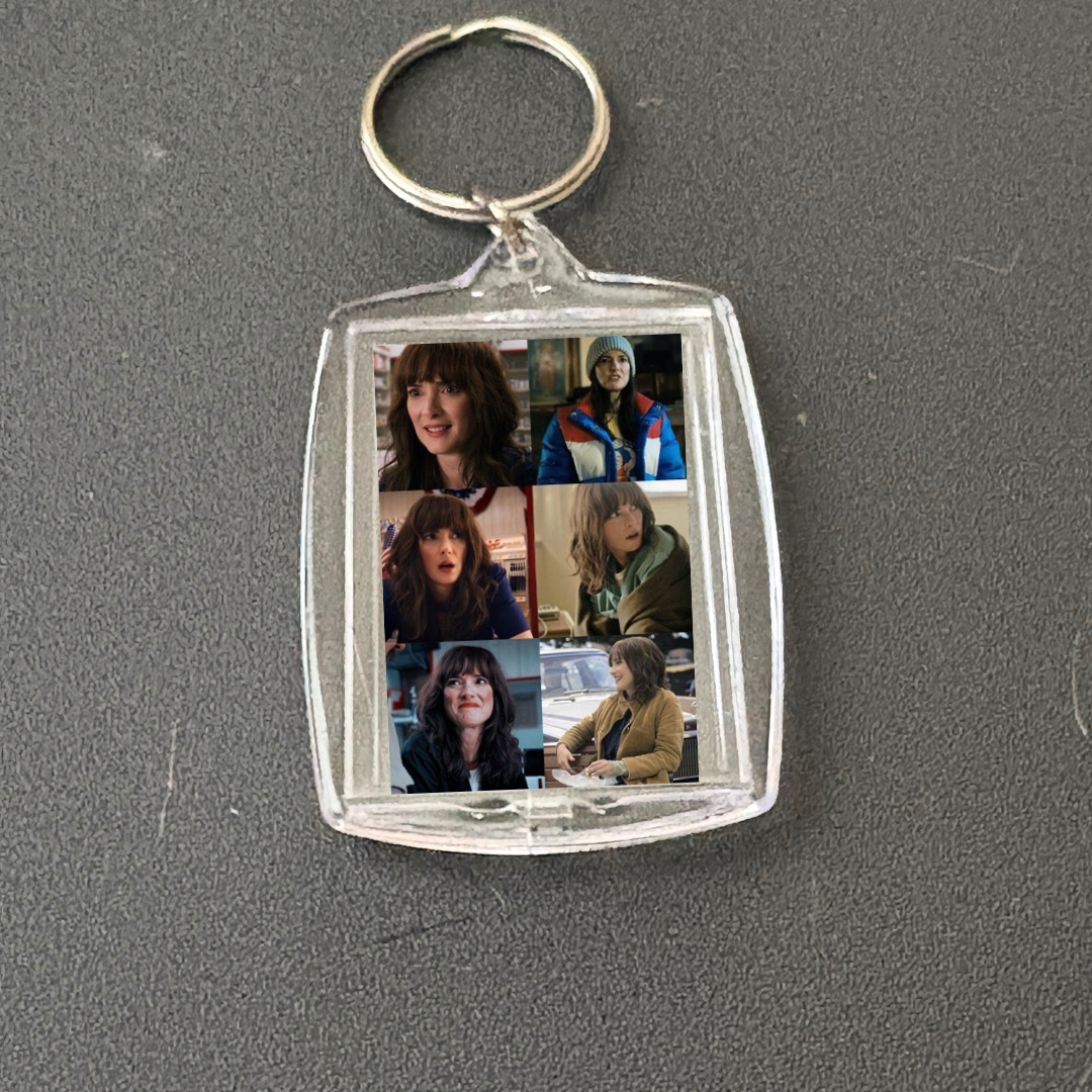 CUSTOM MADE TO ORDER Stranger Things photo keychains/multi use charm (cup charms, straw charms, bag charms, etc.)