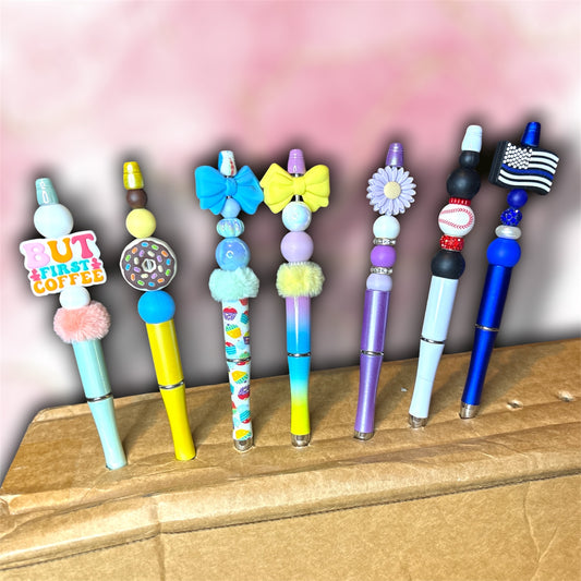 Random Mix of Beaded Pens