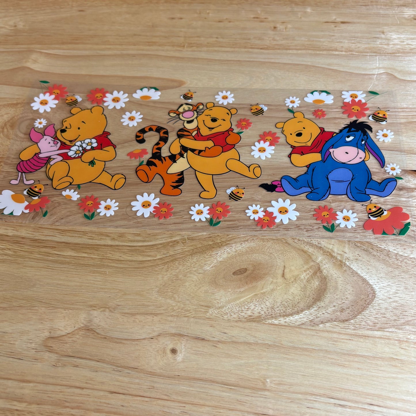 MADE TO ORDER Winnie the Pooh  glass or plastic cups