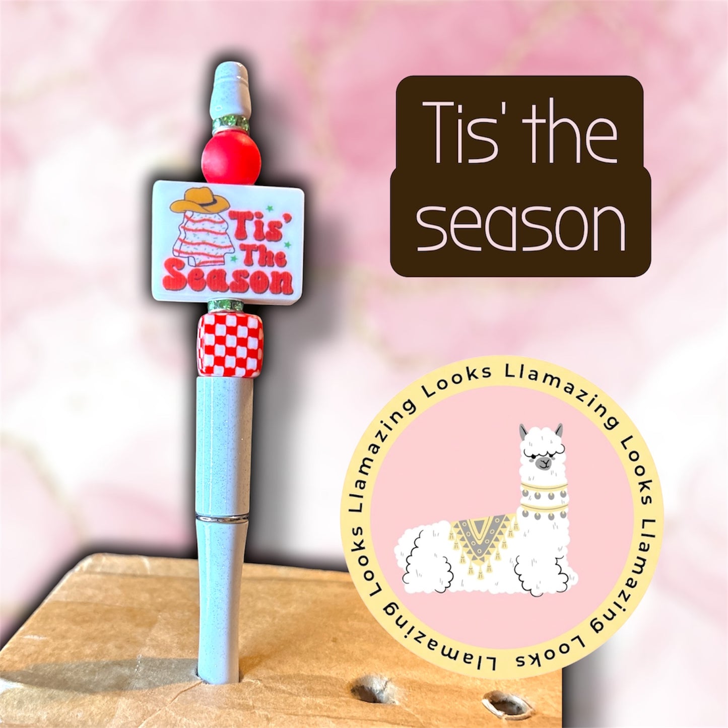 10% off🏷️ Random Mix of Christmas/Winter Beaded Pens