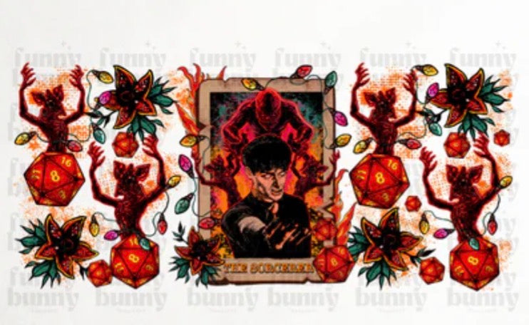 CUSTOM PREORDER Stranger Things glass and plastic cups