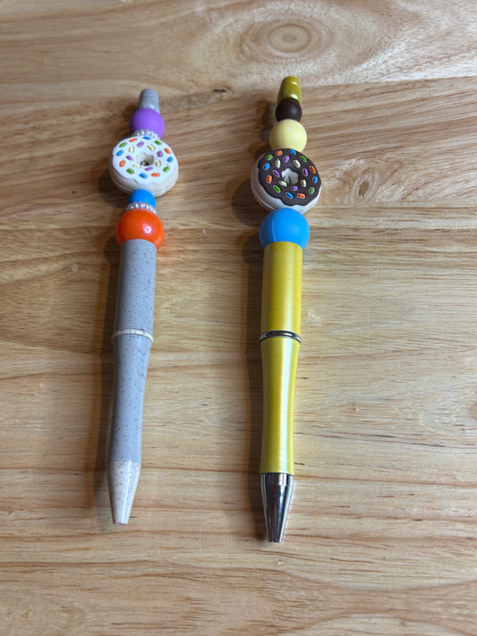 Donuts beaded pens
