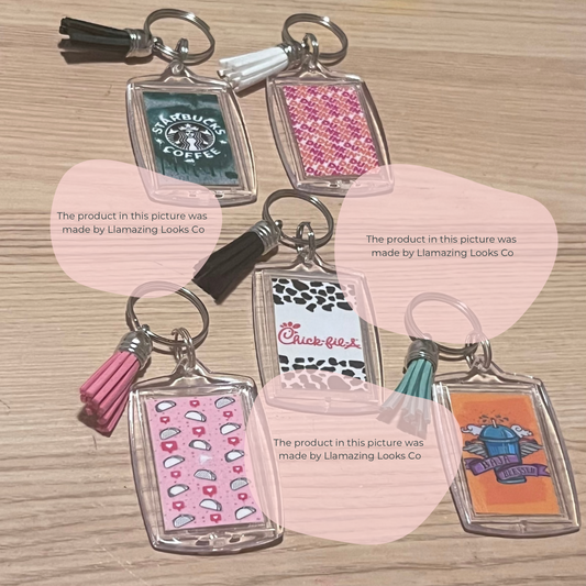 Food + drink Photo Keychains