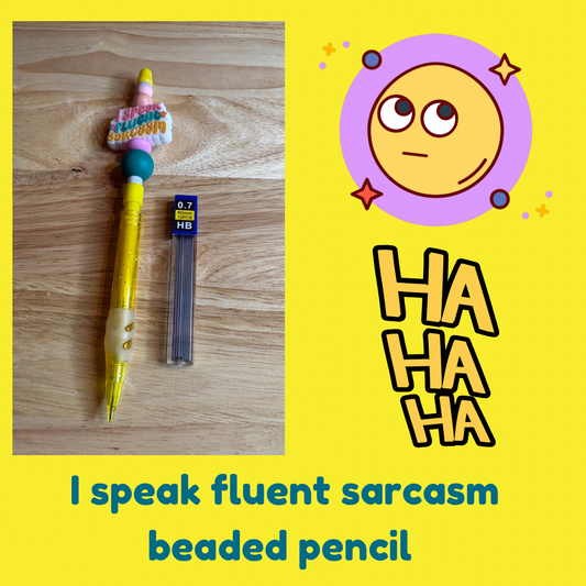 Random mix of beaded pencils