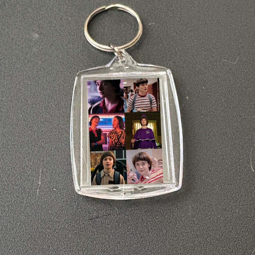 CUSTOM MADE TO ORDER Stranger Things photo keychains/multi use charm (cup charms, straw charms, bag charms, etc.)