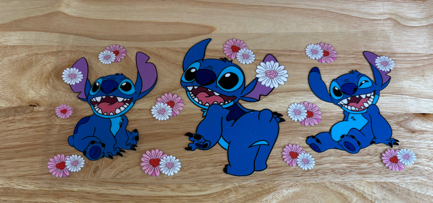 MADE TO ORDER Stitch/Stitch & Angel glass or plastic cups